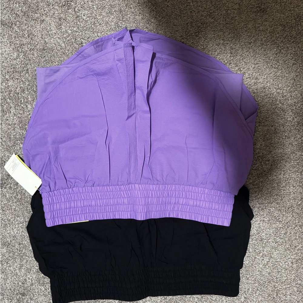 All in Motion Women's Purple and Black Shorts